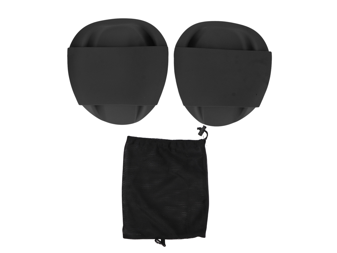 Pala De Natación Para Entrenamiento En Pp Y Silicona Negra Con Diseño Ergonómico Para Brazadas Amplias.