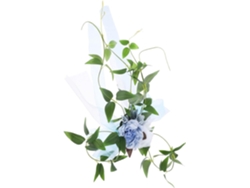 Decoración artificial para respaldos de sillas de boda con flores, reutilizable y fácil de instalar para ceremonias Gokoco