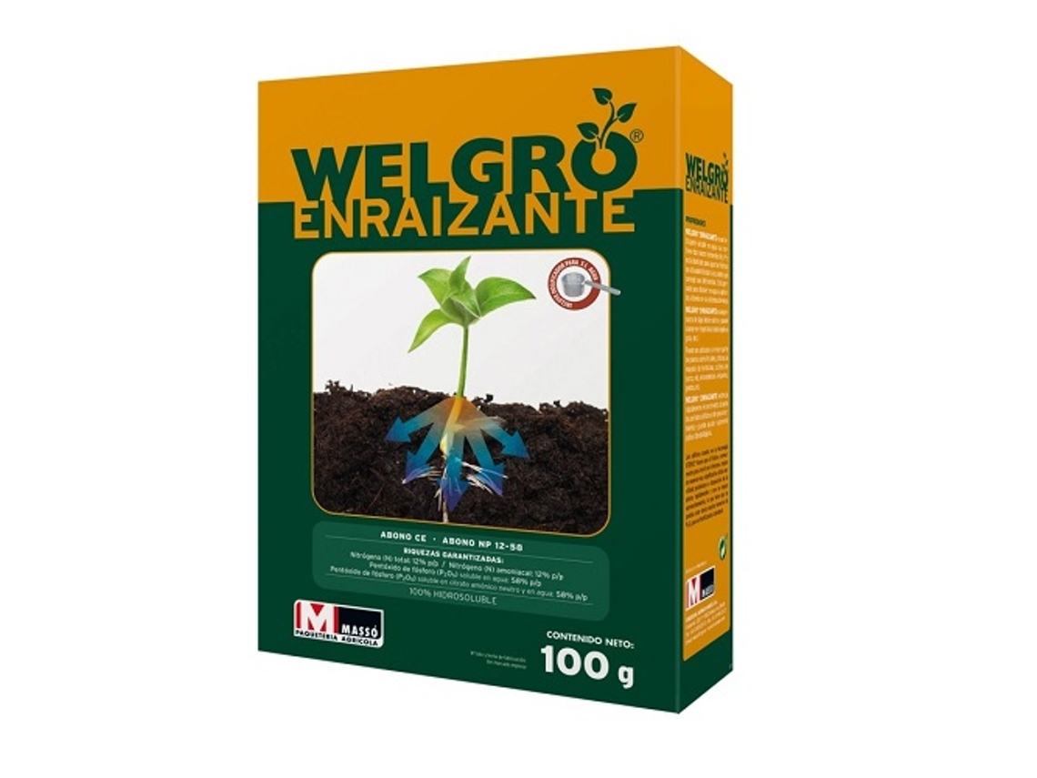 MASSÓ Estojo de Enraizamento Welgro 100 Gr