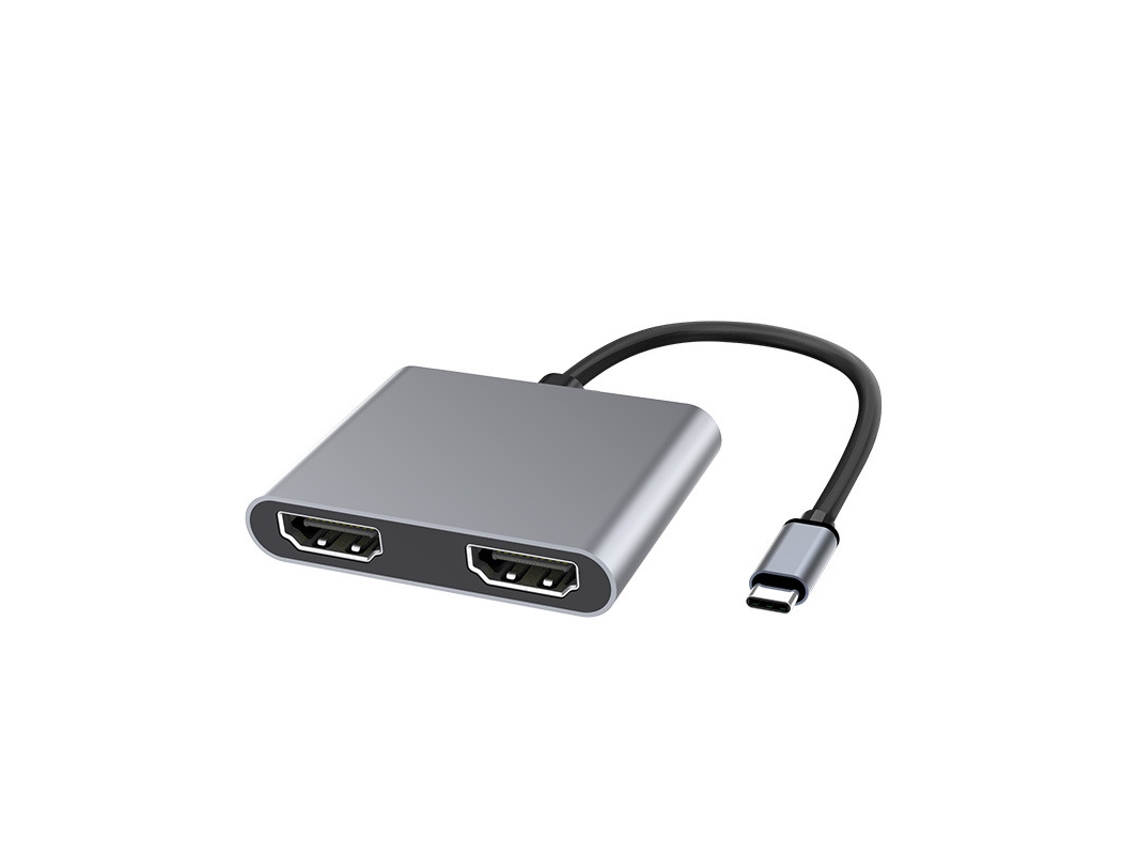 Concentrador CUICH USB C a HDMI-4K dual de 60 Hz
