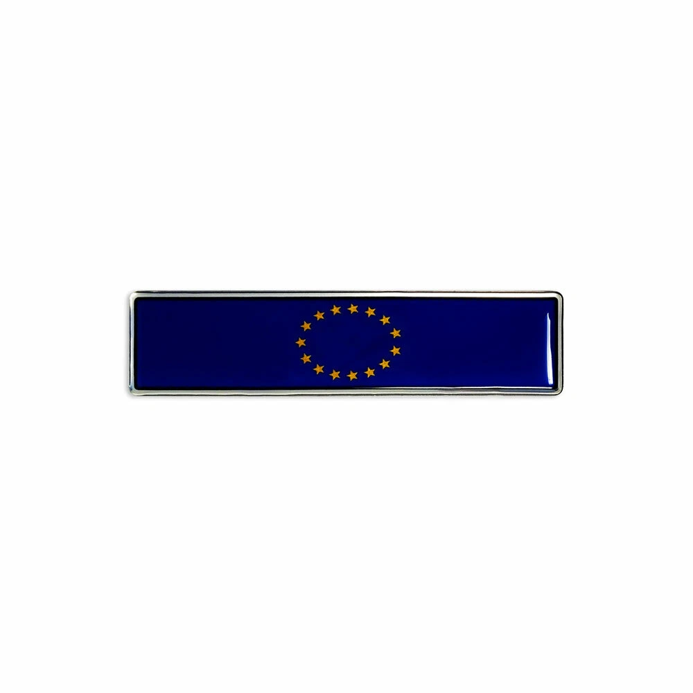 Pegatina 3D de la bandera europea HQ, 27 x 110 mm 4r Quattroerre.it