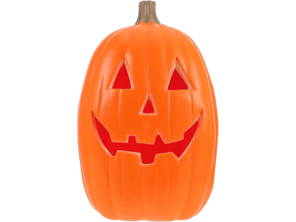 Linterna Led De Calabaza De Halloween De 40 Cm, Color Naranja, De Plástico.