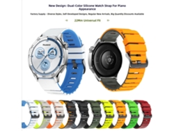 Pulsera de Silicona de 22mm Compatible con Samsung, Garmin, Suunto, Honor, Huawei, Xiaomi, Amazfit, Huami Bicolor Piano CHABERLU