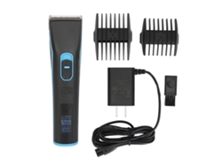 Cortadora De Pelo Eléctrica Inalámbrica Recargable Con Pantalla Lcd Y 2 Peines Guía 100‑240v