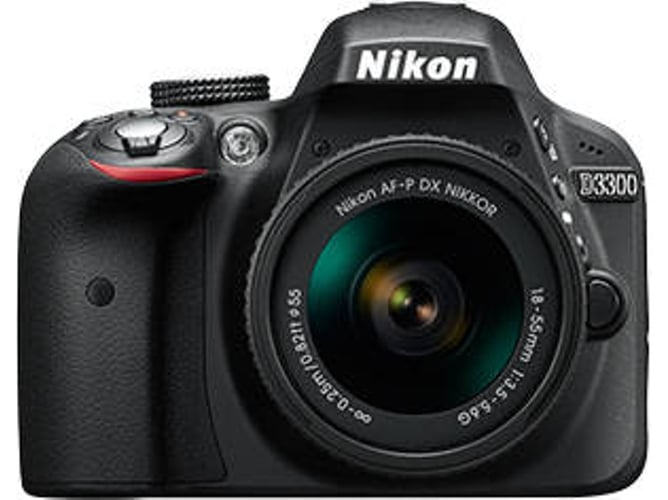 Kit Cámara Réflex NIKON D3300 + 18-55 VR + 55-200 VRII + SD 16GB (24.2 MP - ISO: 100 a 12800)