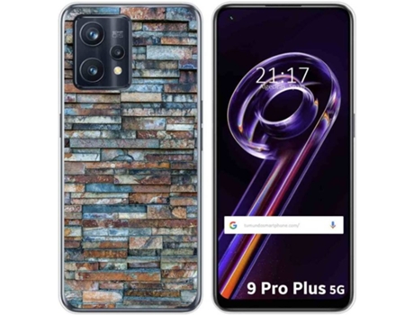 Carcasa para Realme 9 Pro Plus 5G TUMUNDOSMARTPHONE Dibujos Ladrillo 05 Multicolor