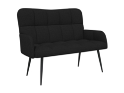 Maison Exclusive - Sofá De 2 Plazas Negro 115 X 61 X 87 Cm Tela