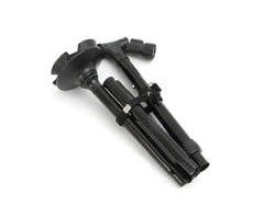 Bastón plegable ajustable de aleación de aluminio con 6 luces LED para personas mayores