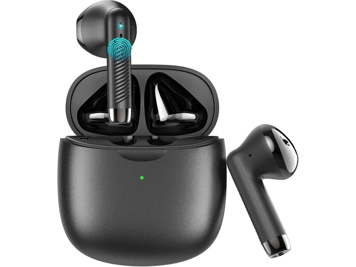 Auriculares Sem Fios Graves Yizhood Bluetooth Negro