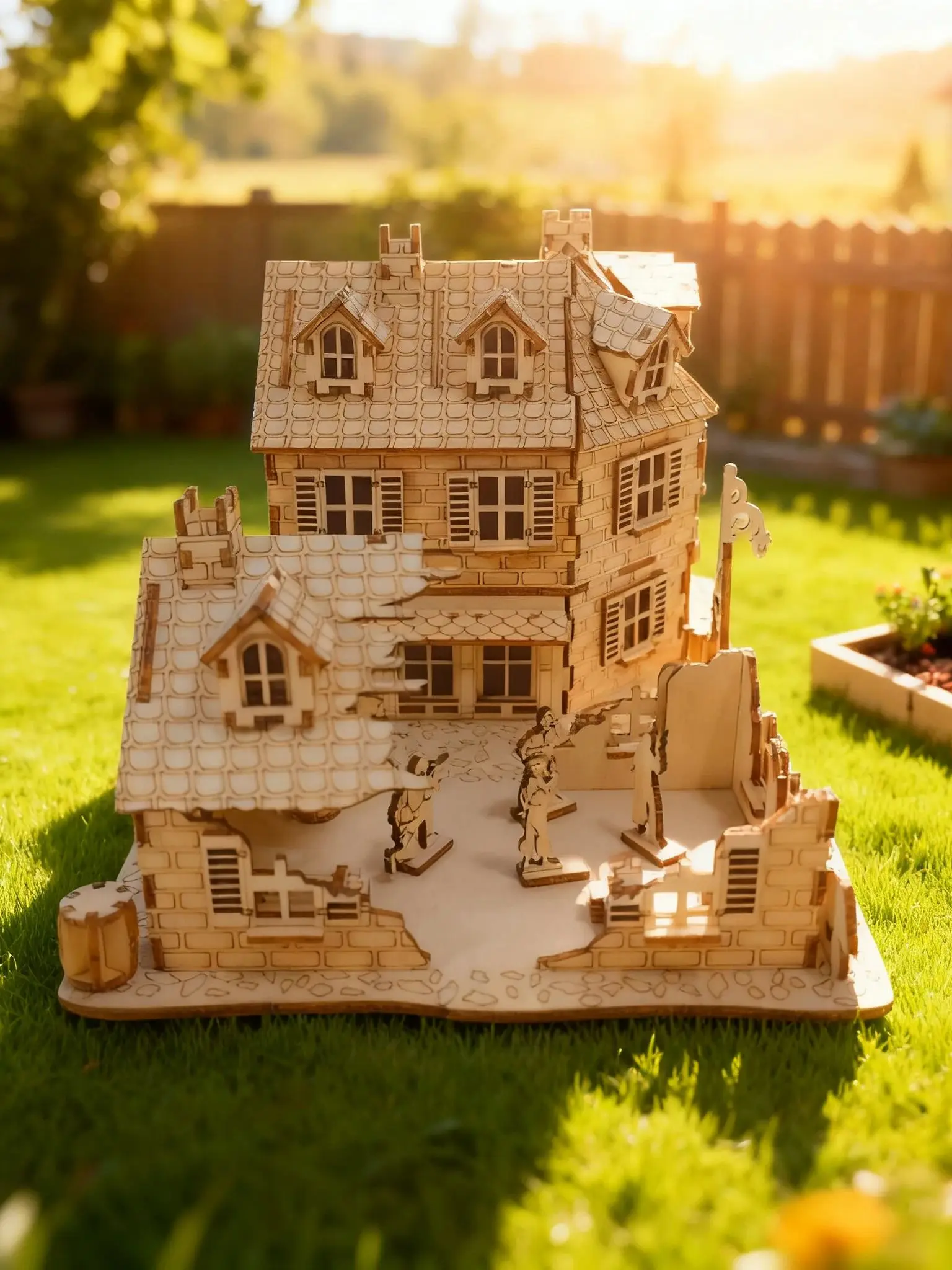 Modelo De Rompecabezas 3d Diy, Proyecto De Manualidades, Regalo Educativo, Adecuado Para Adolescentes, Regalo De Halloween Y Navidad.