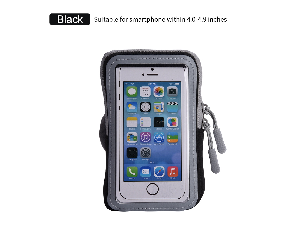 Bolsa De Brazo Para Running Deportivo (pantalla Táctil Transpirable, Universal Para Teléfonos Y Llaves)
