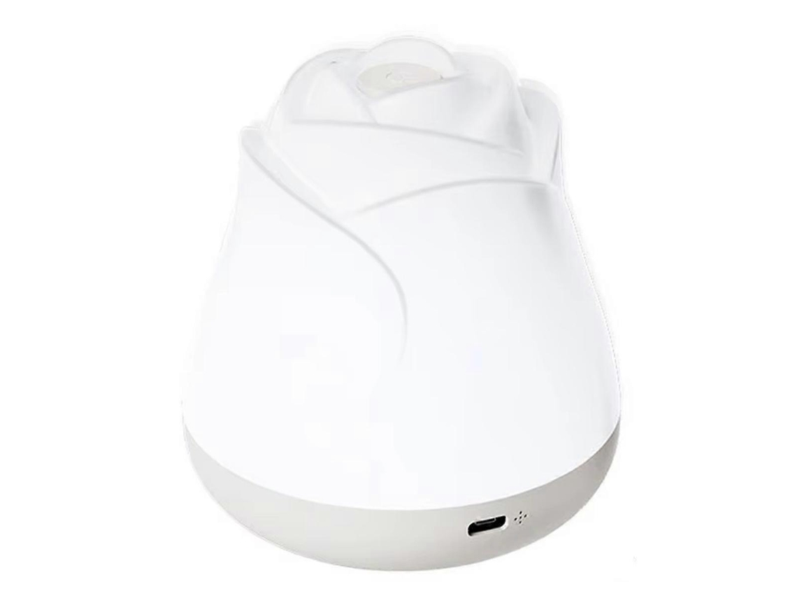 Luz nocturna con forma de flor para niñas, con luz regulable para dormitorios infantiles. Rosewell