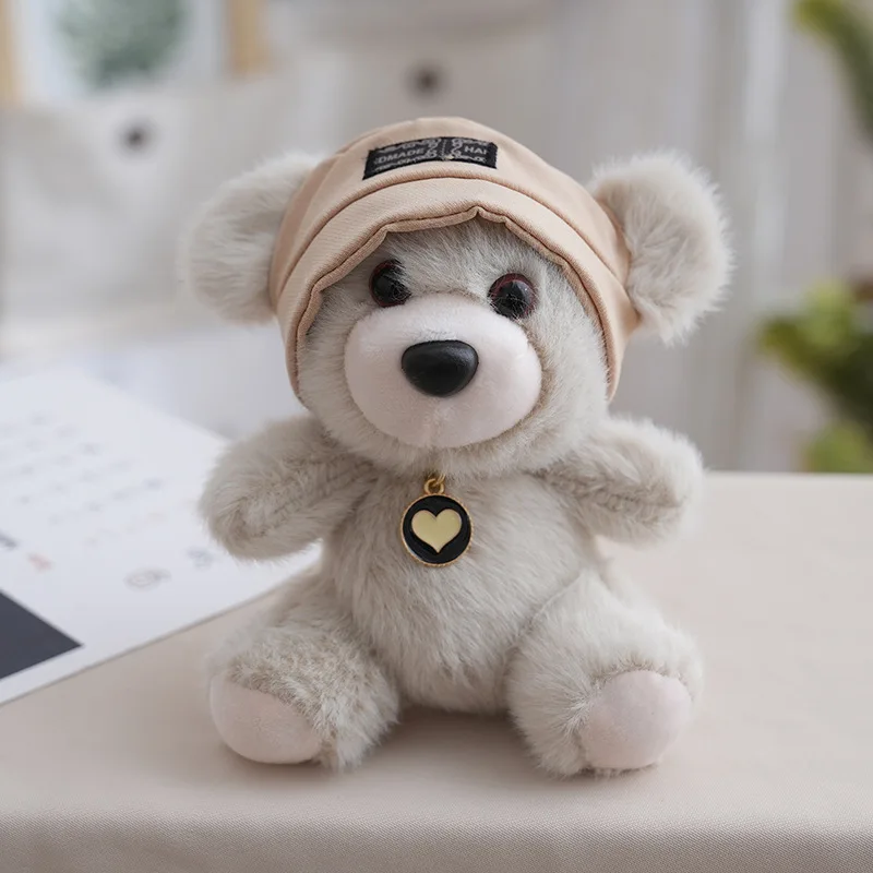 (estilo 4) Chaveiro De Pelúcia Com Chapéu De Urso Fofo De 13 Cm, Lindo Acessório Para Bolsa