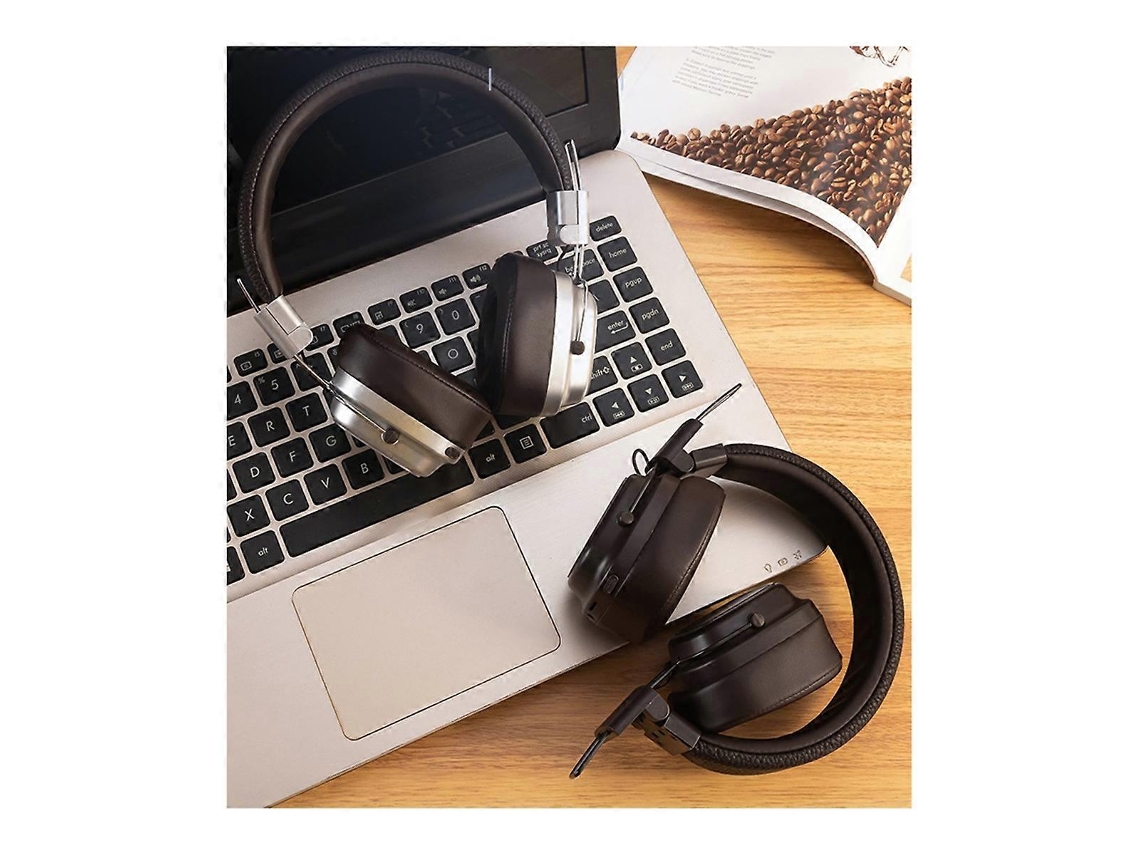 Auriculares Bluetooth Retro Inalámbricos Para Estudiantes, Color Negro