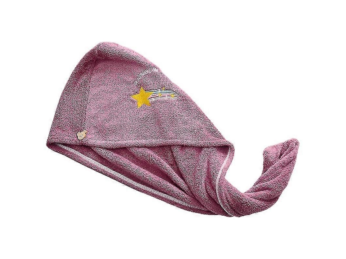 Gorro de secado rápido para el cabello, toalla de lana coral para mujer, suave y súper absorbente de Rosewell