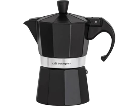  Cafetera italiana QUTTIN DARKBLACK Inducción Negro (12 tazas) :  Hogar y Cocina