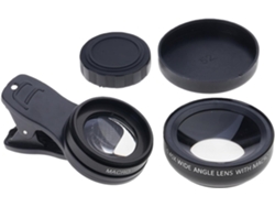 Lente Gran Angular De 0,45x2 Con 2 Funciones Para Smartphones Y Cámaras Dslr.