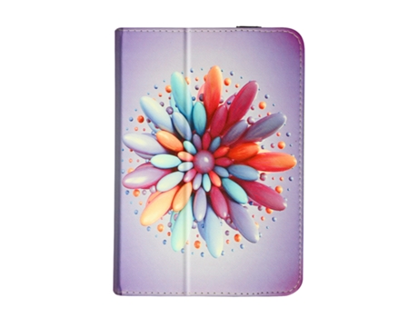 Funda Tablet 10 Pulgadas Soporte Vídeo Cierre Elástico Dibujo Floral AVIZAR