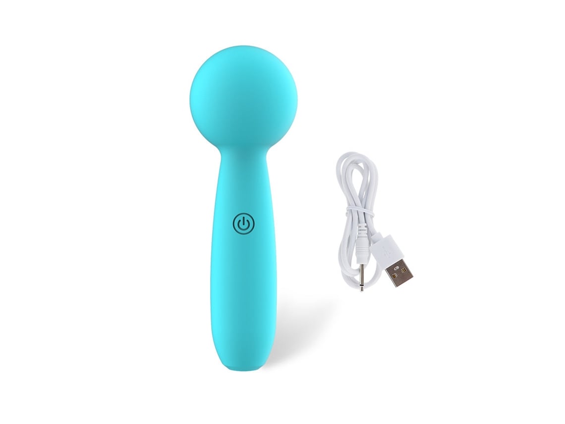 Mini Vibrador De Masaje Elctrico De 10 Frecuencias Para Mujer (azul)