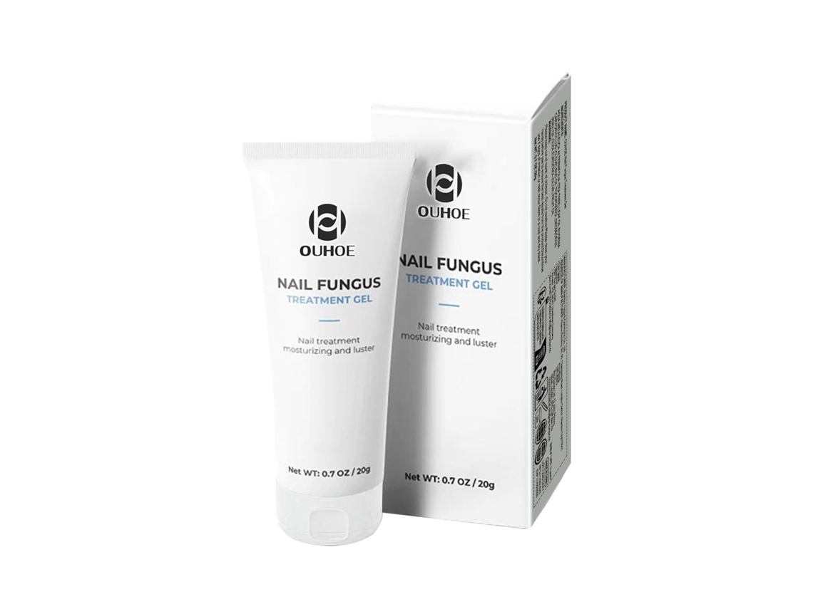 El gel para el cuidado de uñas Ouhoe suaviza, aclara y repara.