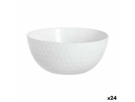 Bol Luminarc Pampille Blanco Vidrio (13 cm) (24 Unidades)