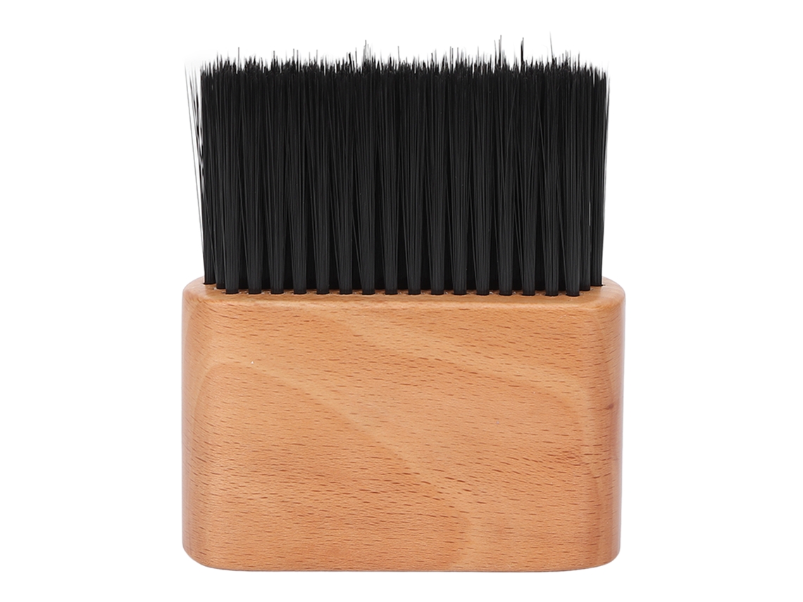 Cepillo peine profesional para cabello quebradizo, con cerdas suaves y mango de madera, para uso en salones de belleza y en el hogar.