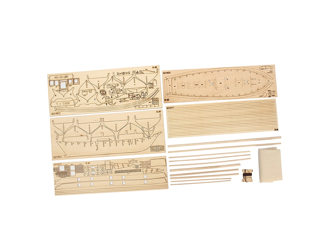 Kit De Montaje Diy: Maqueta De Velero De Madera A Escala. Juguete Ideal Como Regalo Para Niños Y Adultos.