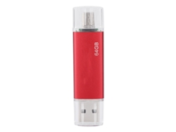 Memoria USB roja LAXISCREED de 64 GB