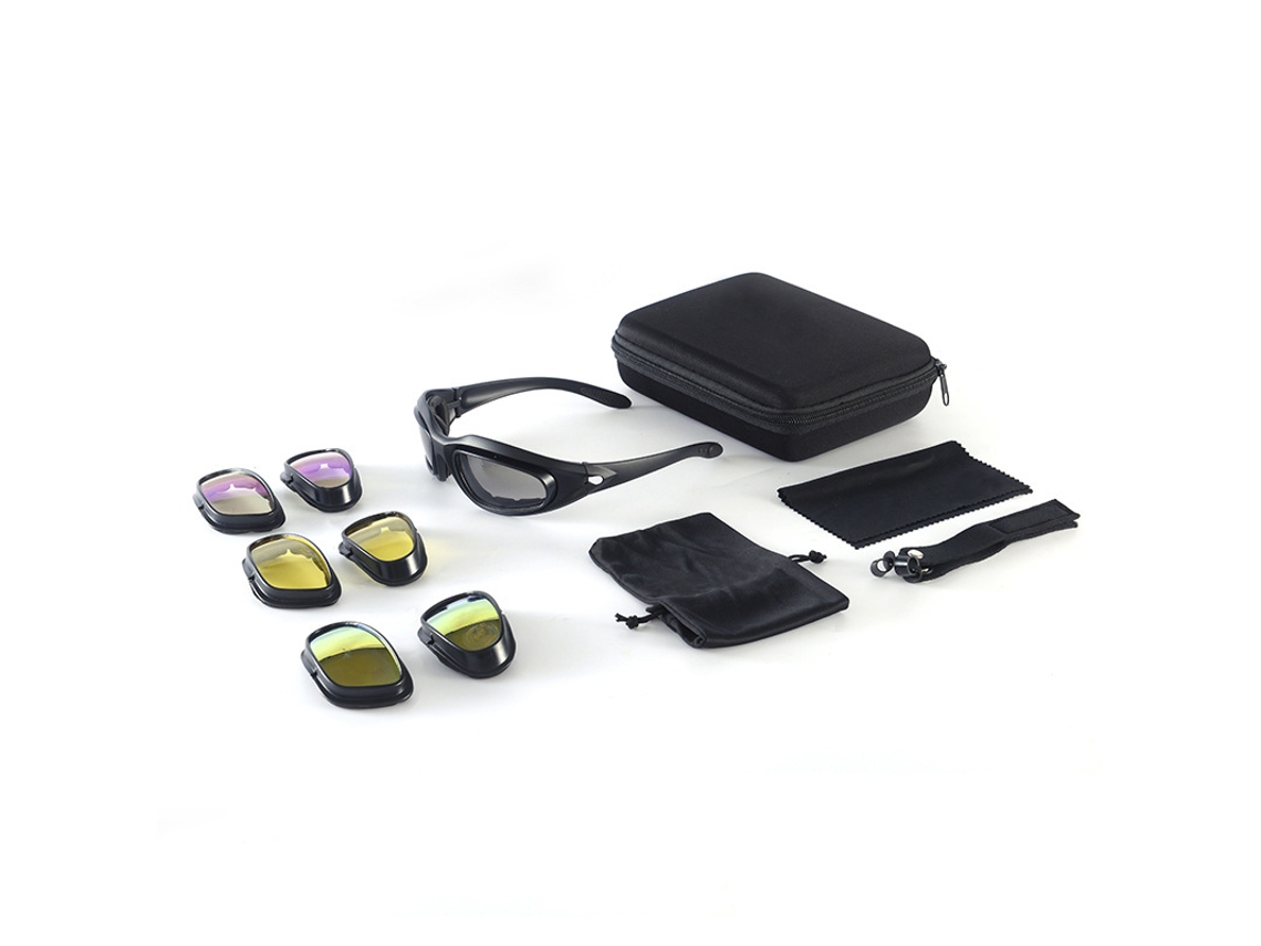 Gafas deportivas para exteriores, gafas de tiro para motocicletas, con lentes polarizadas resistentes a impactos CSYY
