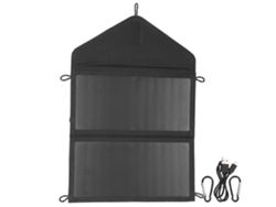 Bolsa plegable para panel solar de 20 W con carga USB portátil de emergencia, fotovoltaica, IP65, sin marca.