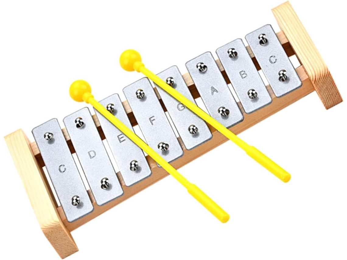 Xilófono musical de percusión educativo para niños.