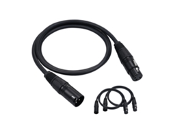 Rebe-cable Dmx512 De Señal Canon Cable/cable De Micrófono/cable Xlr Negro Para Luces De Escenario
