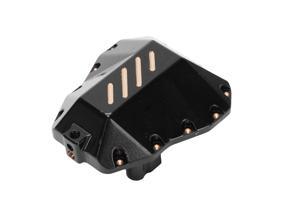 Cubierta Diferencial De Latón Para Rc Crawler Mk07, Cubierta De Eje Delantero Y Trasero, Contrapeso Negro Oro