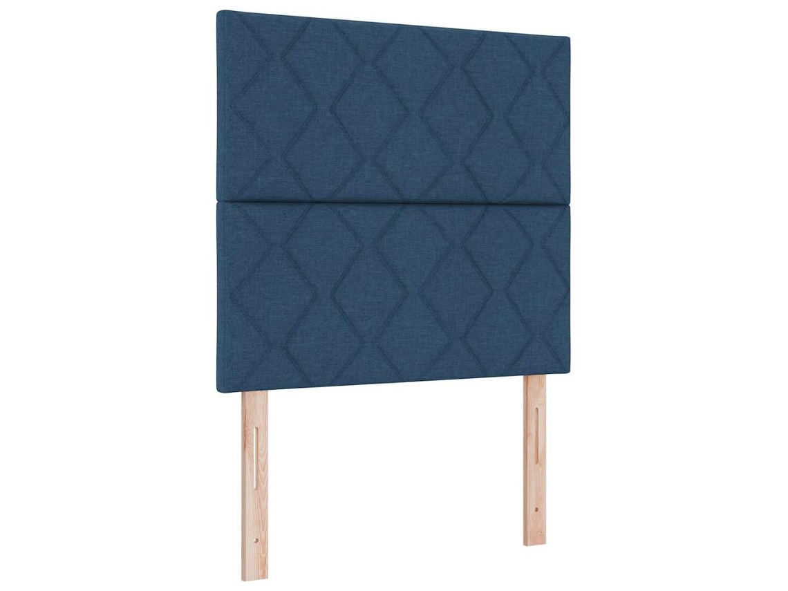 Cabecero con Cabecero Azul 100 cm Piel Sintética EXCLUSIVA MAISON
