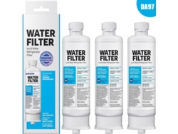 Paquete de 3 filtros de agua para refrigerador Da97 17376b Da97 08006c Haf Qin Haf Qin/exp para refrigerador Samsung de varias puertas.ca Jortmrd