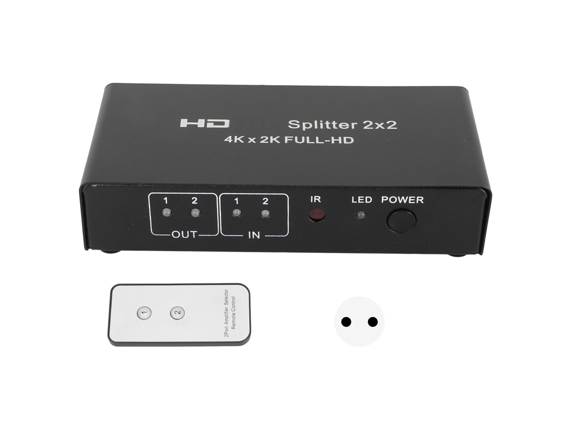 Divisor Hdmi LAXISCREED 2 Entradas 2 Saídas 4k 60hz