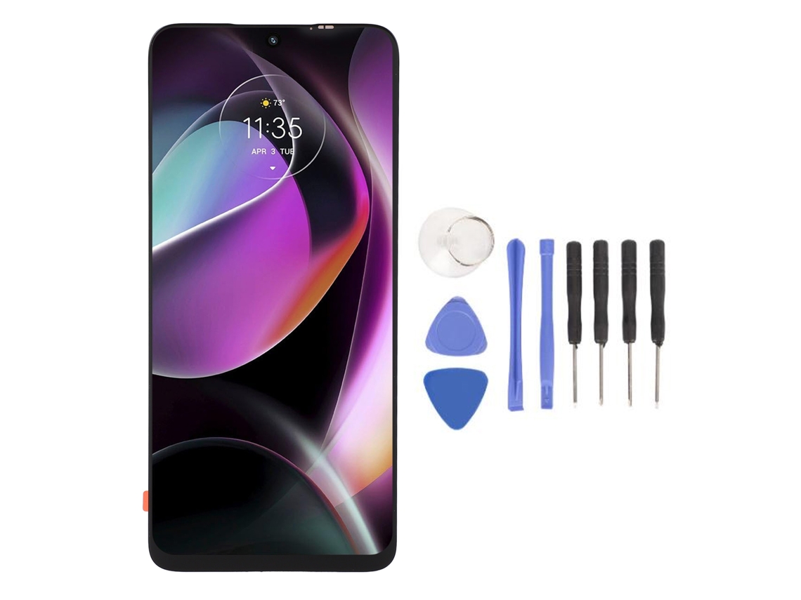 Pantalla Lcd Táctil Digitalizadora Para Moto G 5g 2022 Xt2213 Xt2213-3 Xt2213dl Con Lector De Huellas Dactilares