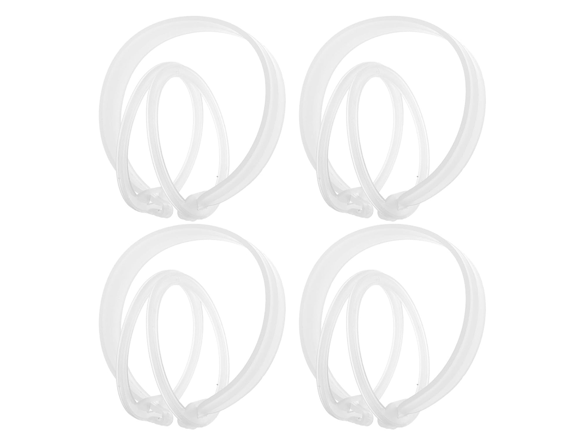 Juego De 4 Soportes Plegables De Plástico Para Orejeras De 8,5 Cm