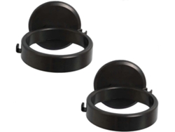 Soporte de pared para secador de pelo, herramientas y productos para el cuidado del cabello con GOKOCO Pa (2 piezas)