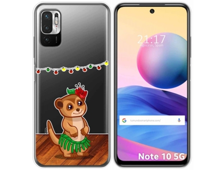 Carcasa Xiaomi POCO M3 Pro 5G TUMUNDOSMARTPHONE Dibujos Transparente Multicolor