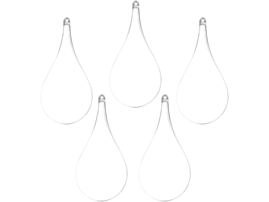 Bolas Plástico Transparente Rellenables Juego 5 Gotas Ligeras Decoración Paredes