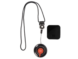 Sistema De Chamada Inteligente Sem Fio Botão Sos Pager Para Cuidadores Com Luz Led 1 Transmissor 1 Receptor