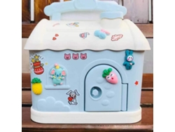 2026 Hucha De Casa Con 1 Pegatina Hucha De Monedas Para Niños Niñas Hucha Cartoons