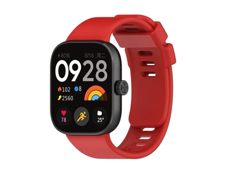 Pulsera Smoothsilicone PHONECARE Compatible con Xiaomi Smart Band 8 Pro Rojo