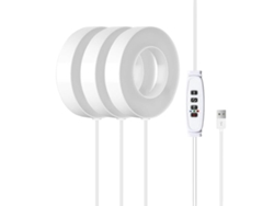 Lámpara LED para plantas de 9 cm, espectro completo para plantas de interior, luz de techo ajustable de 10 niveles Jeiibrzui