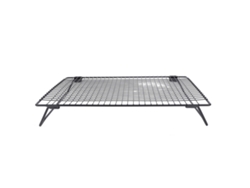 Rack De Resfriamento Plegável De Aço Carbono Antiaderente Multifuncional Para Bolo Pães Assado Preto