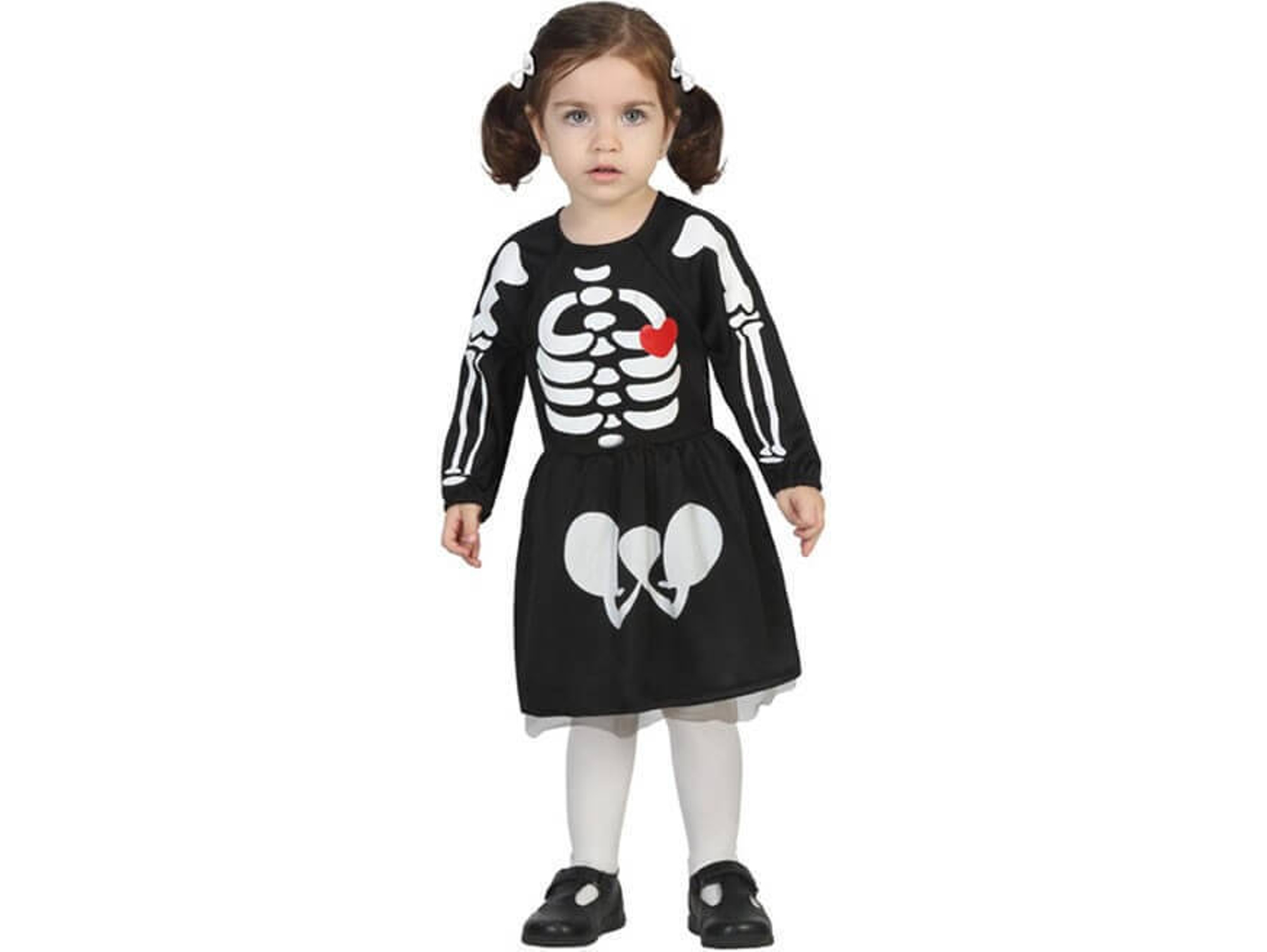 Disfraz de Bebé DISFRAZZES Esqueleto Corazón (Talla: 2 a 3 años)