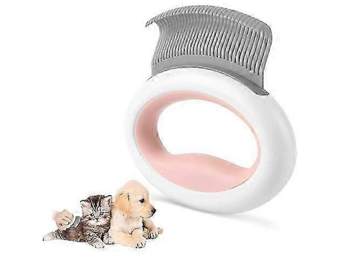 Cepillo de aseo para perros y gatos con peine de masaje suave para un cuidado relajante del pelaje. Tienda Jinyubo