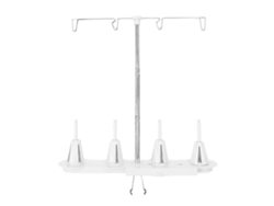 Soporte Ajustable Para Rodillos De Hilo, 4 Rodillos, Multifuncional, Para Máquina De Coser, Plástico Y Acero Inoxidable.
