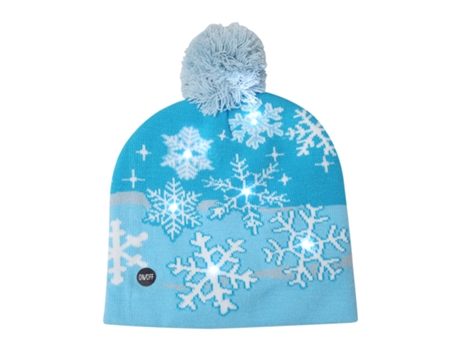 Adorno de Navidad Decoraciones Sombrero Gorro Luz Led Cálido Punto